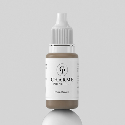 L'encre d'émulsion brune pure 15 ml pour tatouage cosmétique