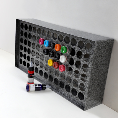 78 trous d'encre de tatouage rangement murale portable armoire d'encre en fer