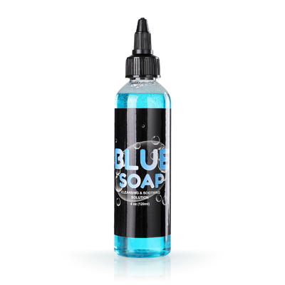 Sabon bleu pour tatouage 120 ml 4OZ Sabon en mousse pour tatouage pour désinfection