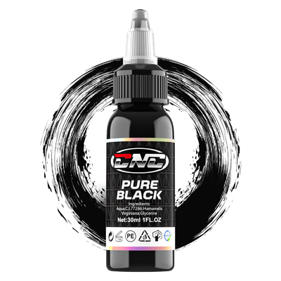 L'encre noire imperméable au maquillage permanent pour tatouage 30 ml