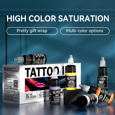 1/2 oz d'encre de tatouage sombre La meilleure pour le maquillage permanent